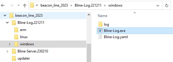 Bline-Log im Explorer